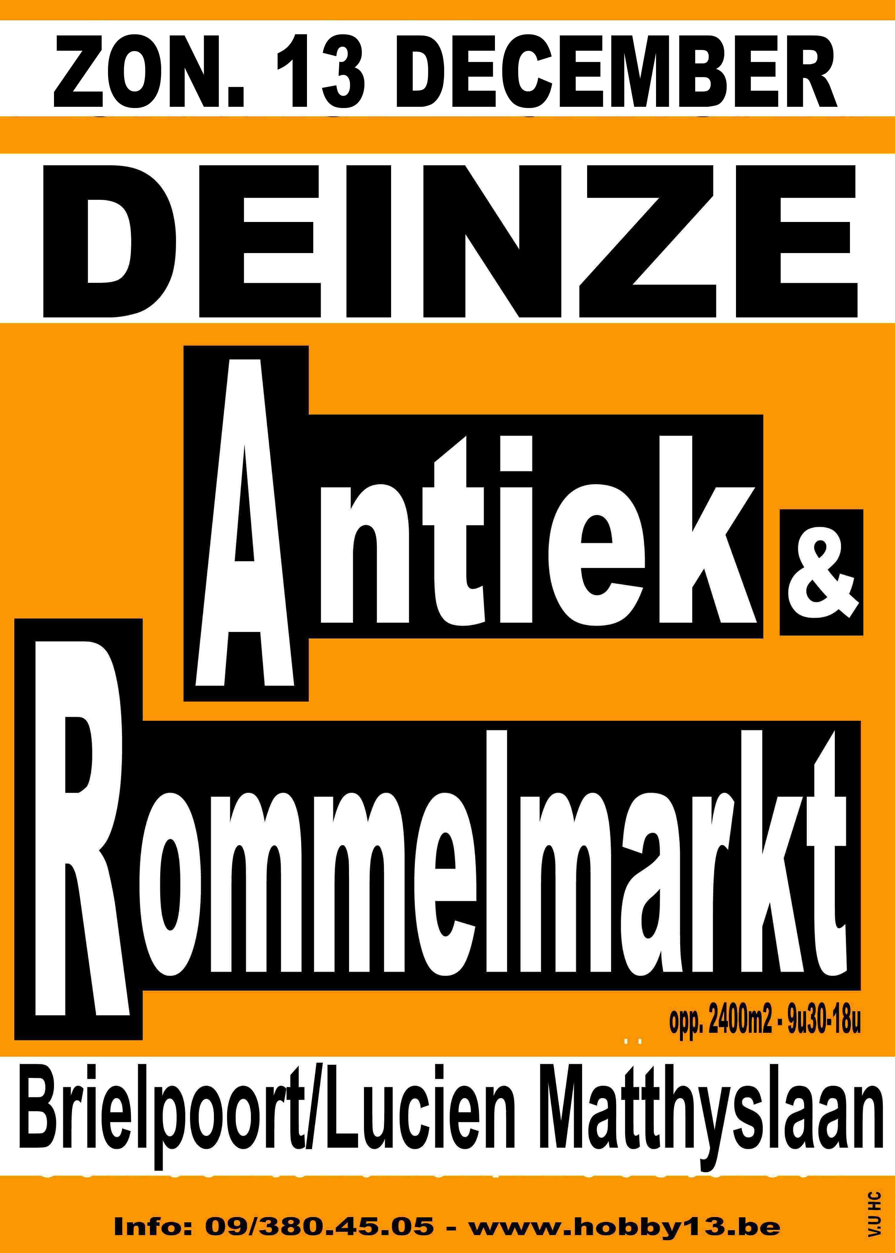 Antiek & Rommelmarkt te Deinze