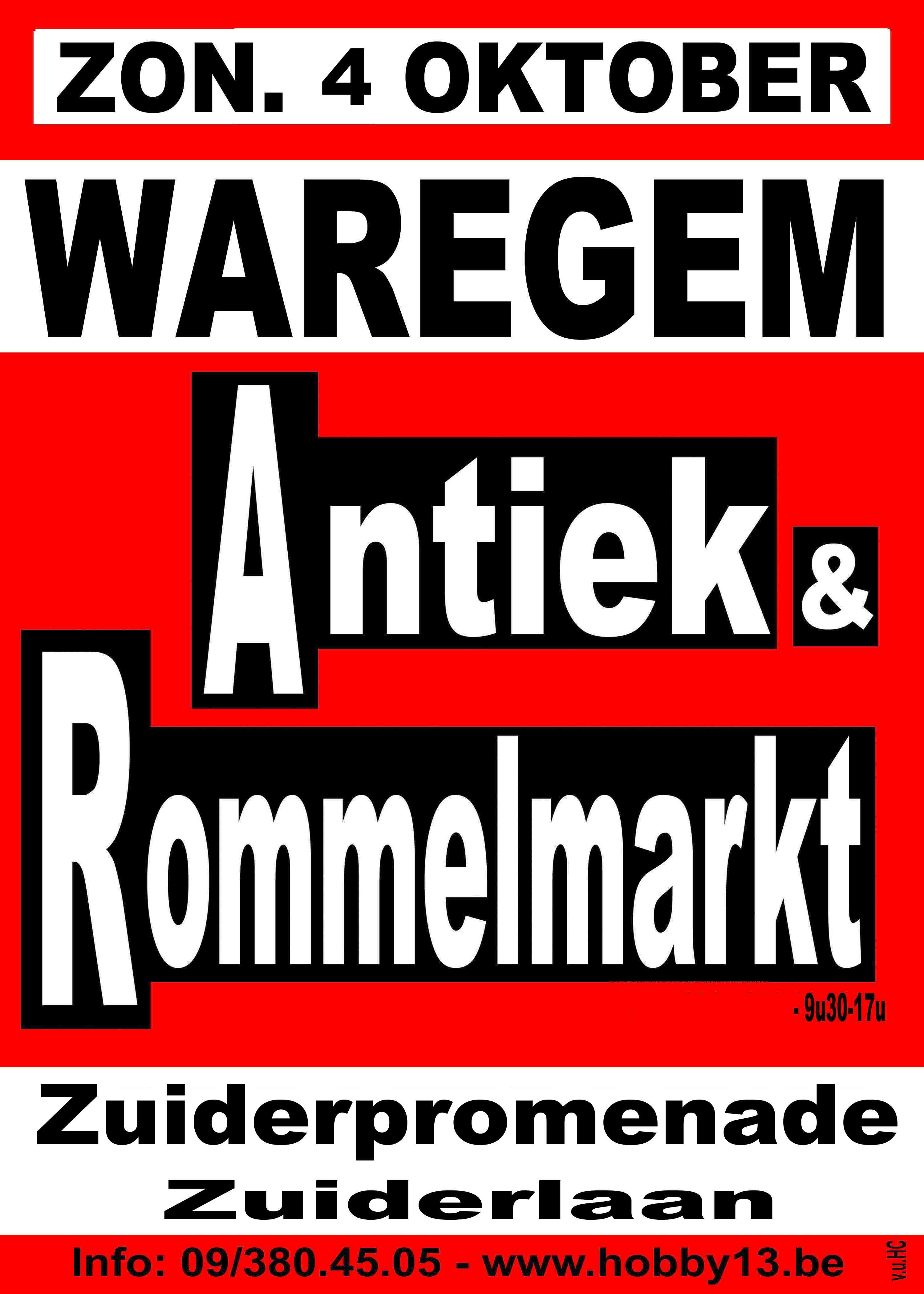 Antiek & Rommelmarkt te Waregem