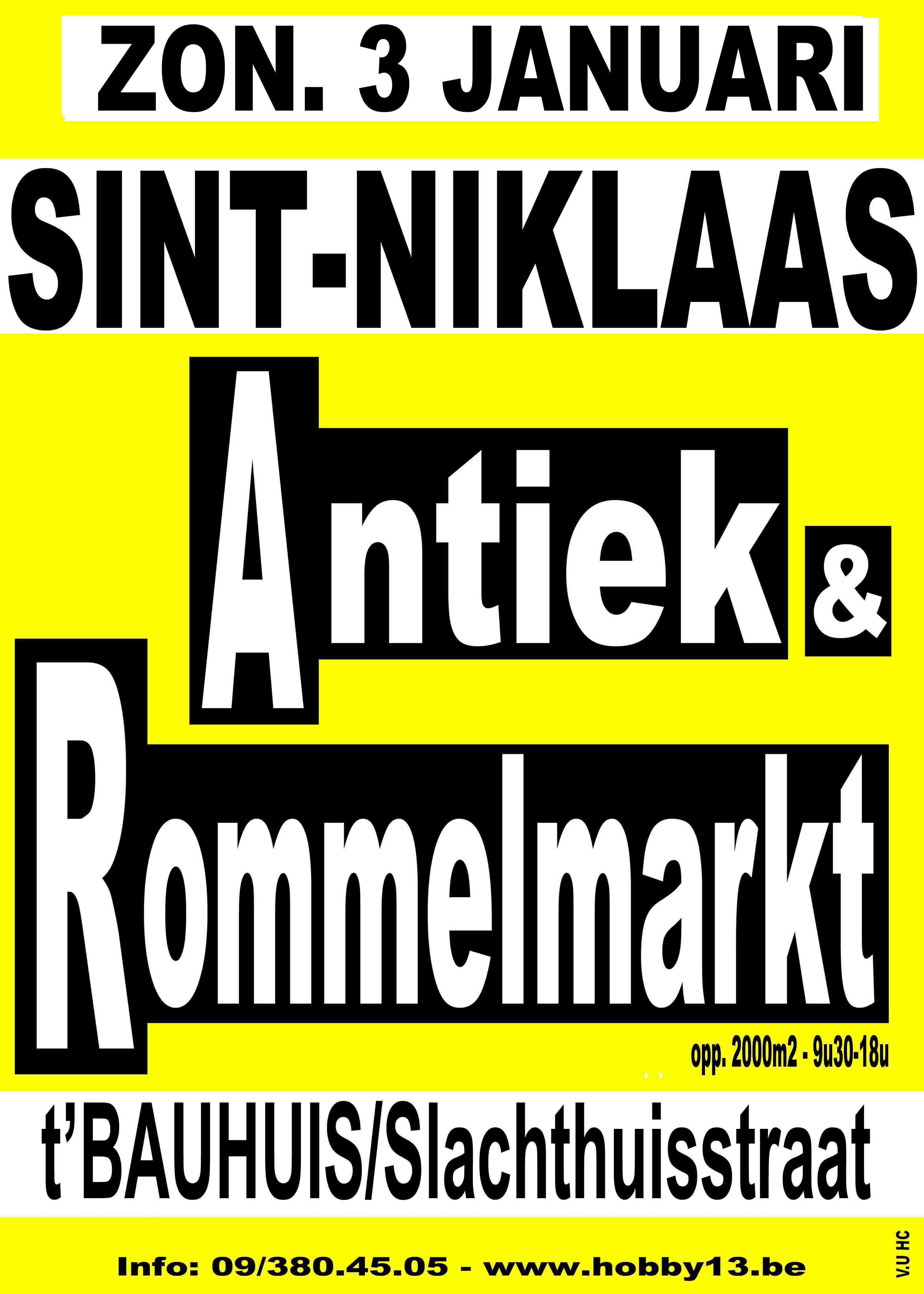 Antiek & Rommelmarkt te Sint-Niklaas