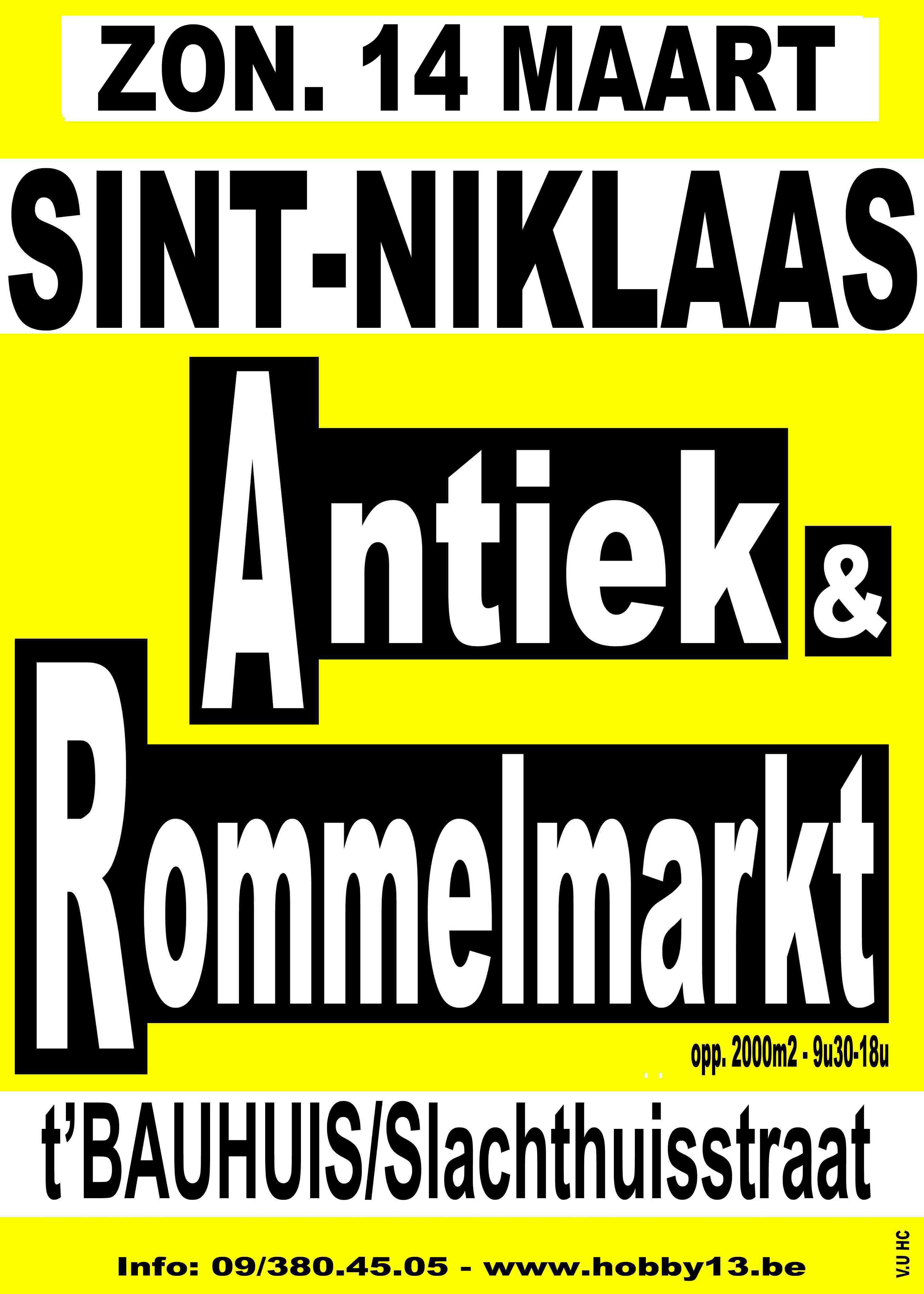 Antiek & Rommelmarkt te Sint-Niklaas
